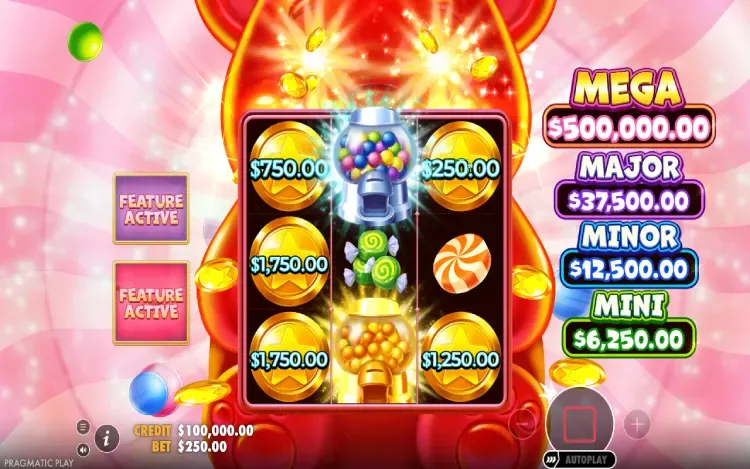 Super Gummy Strike - Super Respins Feature