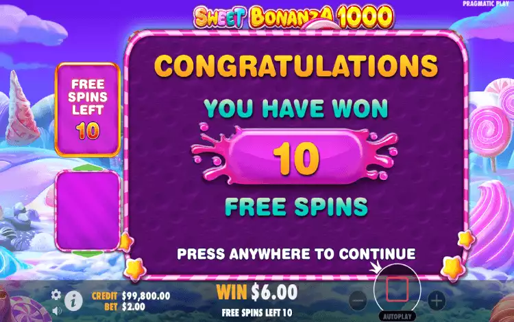 Sweet Bonanza 1000 Buy Free Spins