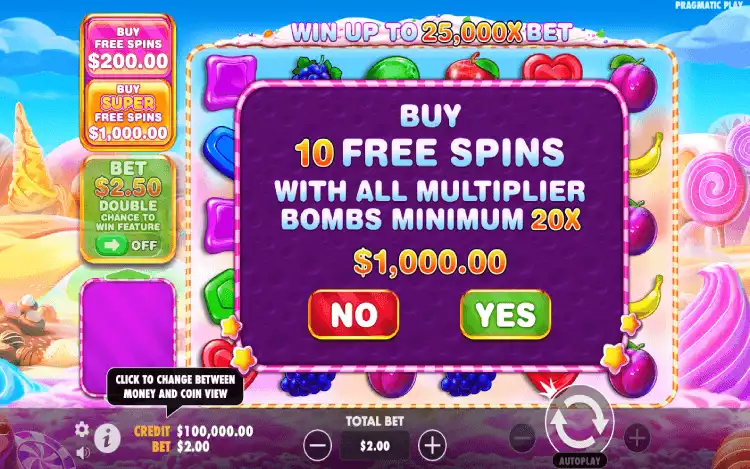 Sweet Bonanza 1000 Buy Super Free Spins 