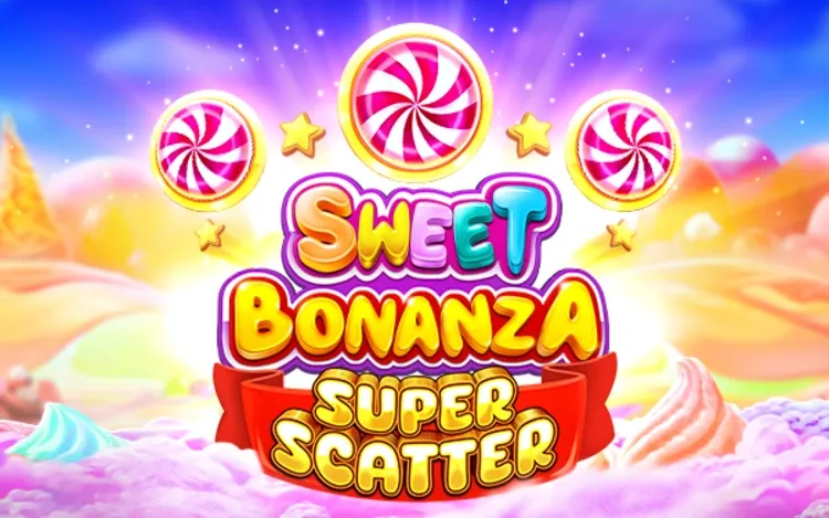 Sweet Bonanza Super Scatter Banner