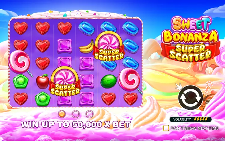Sweet Bonanza Super Scatter - Bonus Feature