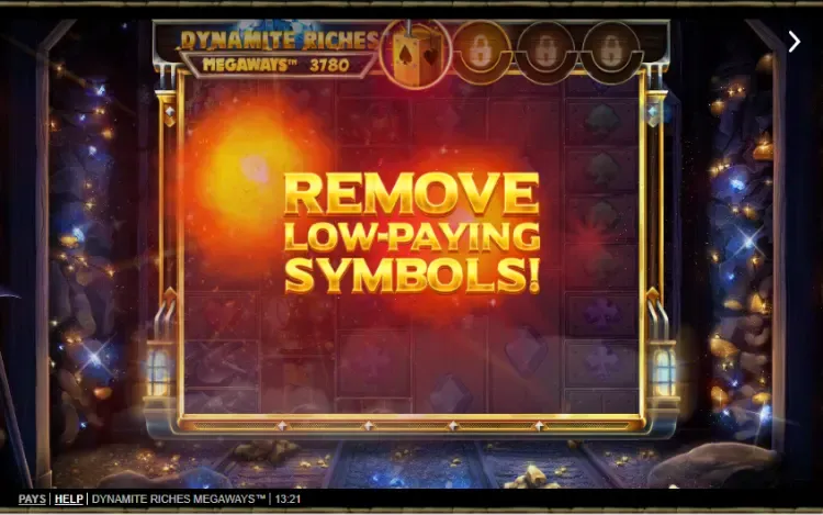 Dynamite Riches Megaways - TNT Feature