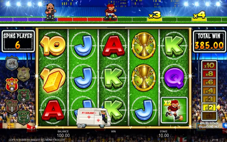 Cops ‘n’ Robbers Bigger Big Money Soccer - The Ambulance Feature