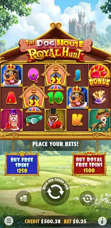 The Dog House - Royal Hunt Mobile Features - Gamebase