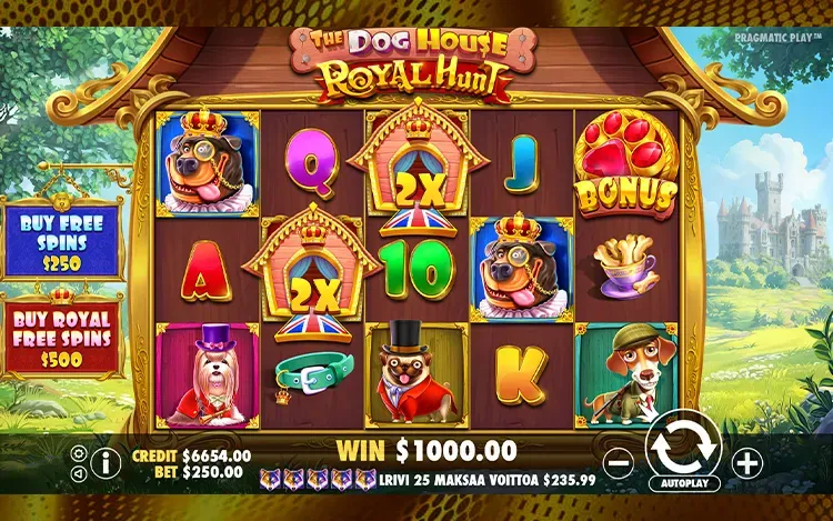 The Dog House - Royal Hunt RTP and Wagering