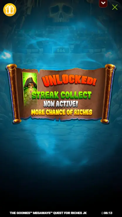 The Goonies 3 Megaways Quest for Riches Jackpot King Mobile Features - Bonus