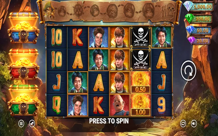 The Goonies Quest for 3 - RTP and Wagering