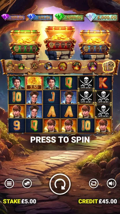 The Goonies Quest for Treasure 3 - Jack Symbol
