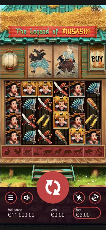 The Legend of Musashi - Mobile Base BonusThe Legend of Musashi - Mobile Base Bonus