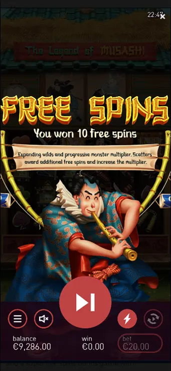 The Legend of Musashi - Mobile Bonus