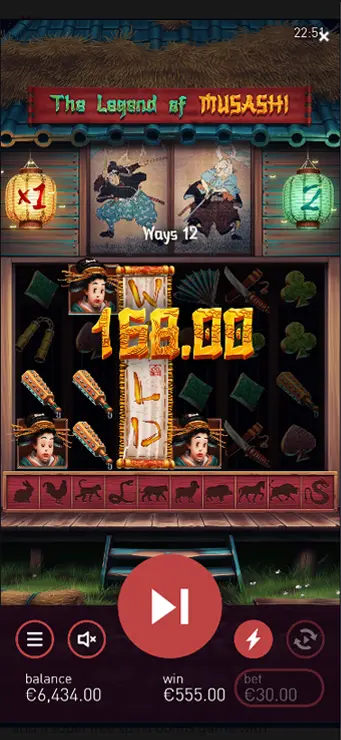 The Legend of Musashi - Mobile Win