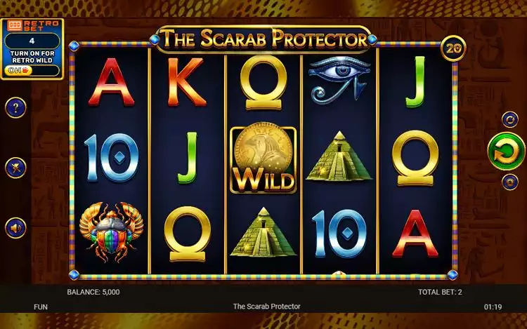 The Scarab Protector RTP and Wagering