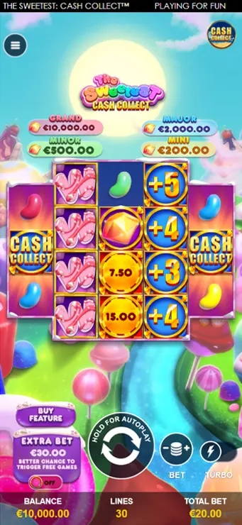 The Sweetest Cash Collect - Mobile Base Game