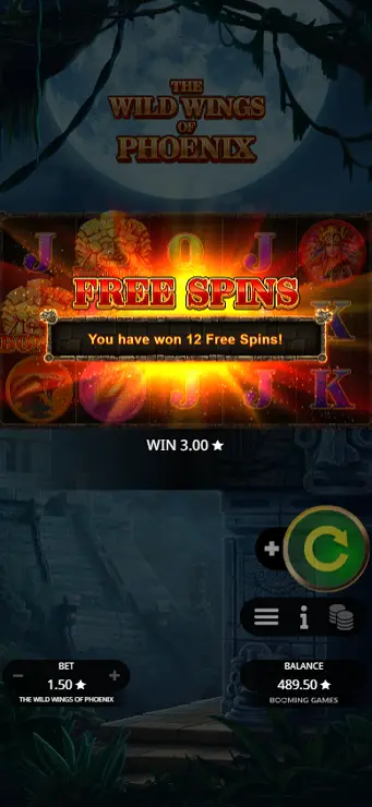 The Wild Wings of Phoenix - Mobile Bonus