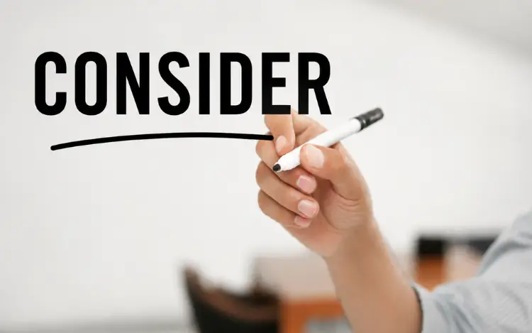 Things to Consider Before Entering