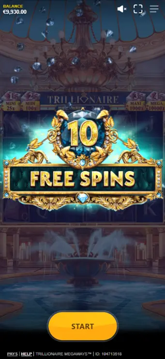 Trillionaire Megaways - Mobile Bonus