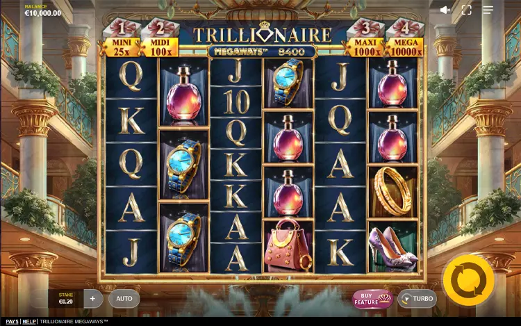 Trillionaire Megaways - RTP & Wagering
