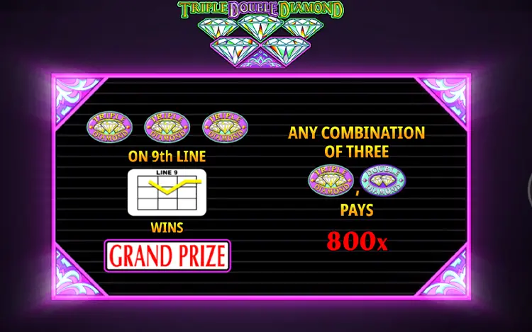 Triple Double Diamond Feature