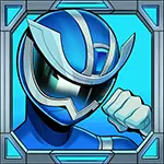 Triple Rampage - Blue Ranger Symbol