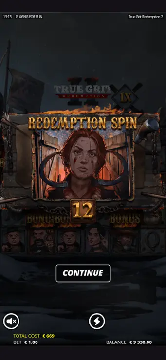 True Grit Redemption 2 - Mobile Bonus Game
