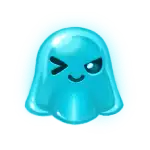 Tricky Treats - Turquoise Ghost Symbol