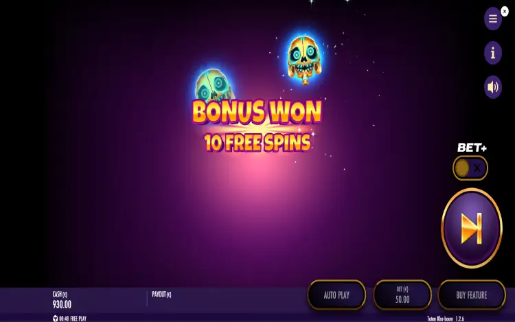 Tutan Kha-boom - Free Spins