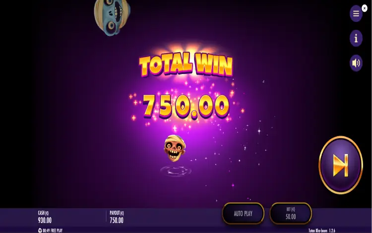 Tutan Kha-boom - Mobile Simple Win