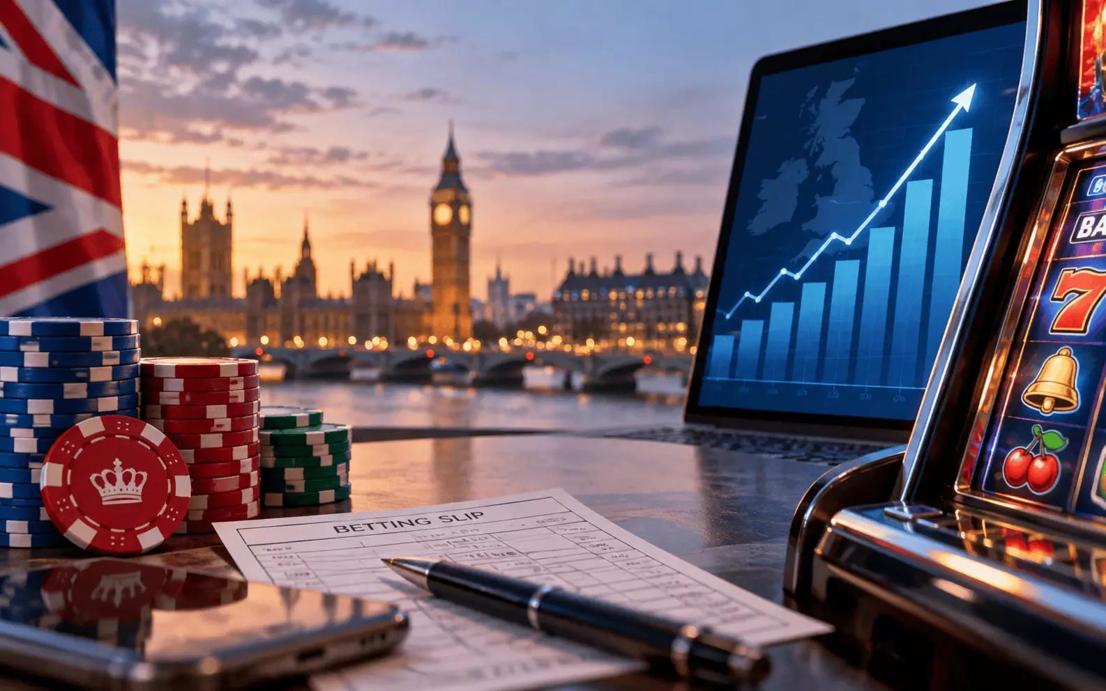 UK Gambling Yield Rises 4.4 Percent To £17.5bn, Commission Confirms