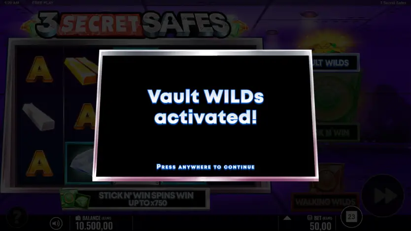 3 Secret Safes - Vault Wilds