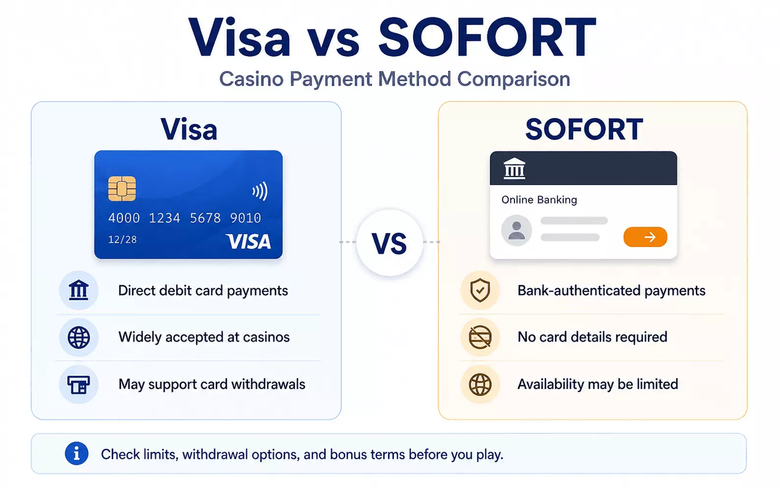 Visa vs SOFORT
