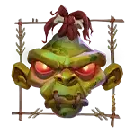 Voodoo Hex - Shrunken Head Symbol