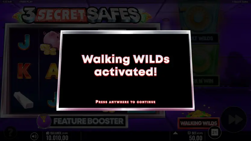 3 Secret Safes - Walking Wilds