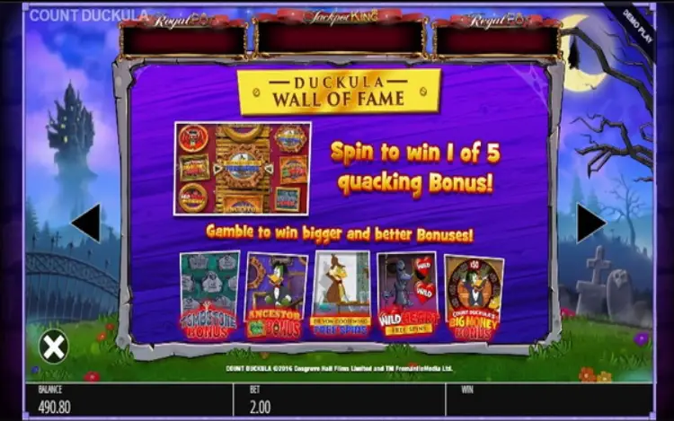 Count Duckula - Wall of Fame Feature