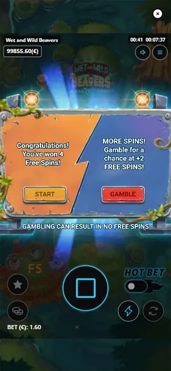 Wet and Wild Beavers - Mobile - Bonus Game