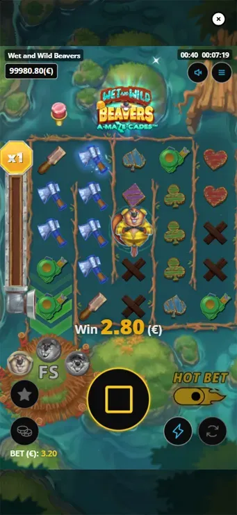 Wet and Wild Beavers - Mobile Simple Win