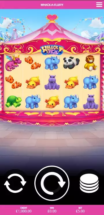 Whack A Fluffy Mobile Features - Basegame