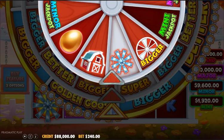 Better Barn House Bonanza - Wheel Bonus Feature
