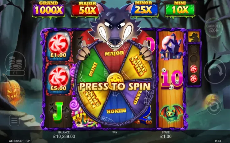 Werewolf It Up - Wheel Bonus Feature