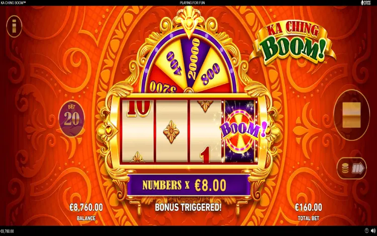 Ka Ching Boom - Wheel Feature