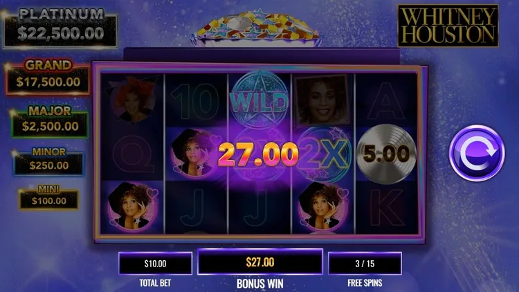 Whitney Houston Free Spins