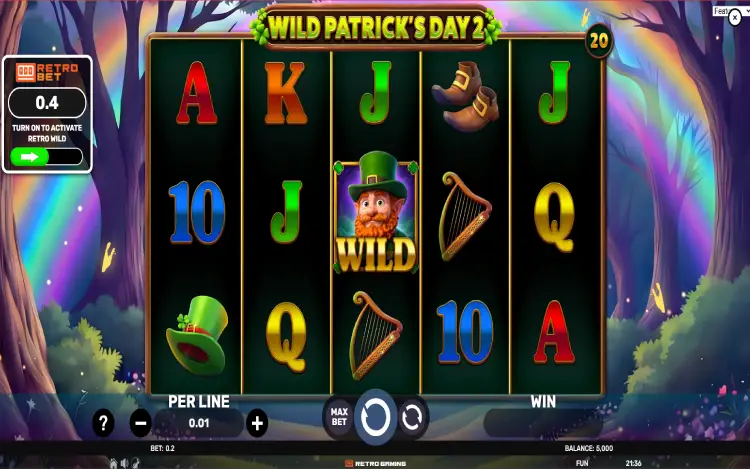 Wild Patrick’s Day 2 - RTP and Wagering