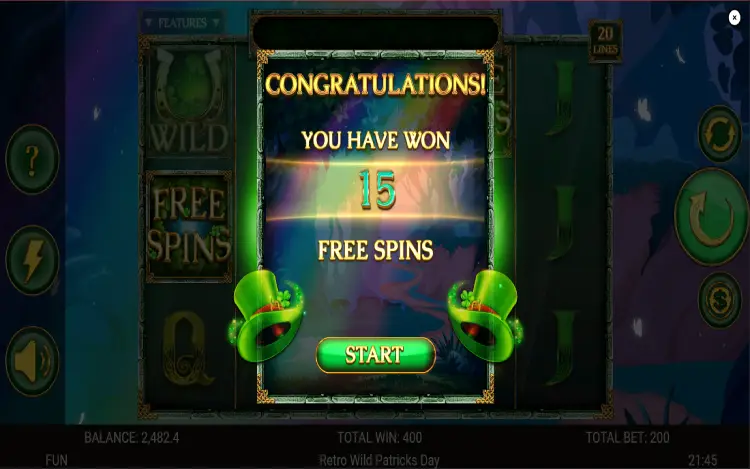 Wild Patrick’s Day - Mobile Bonus Gmae