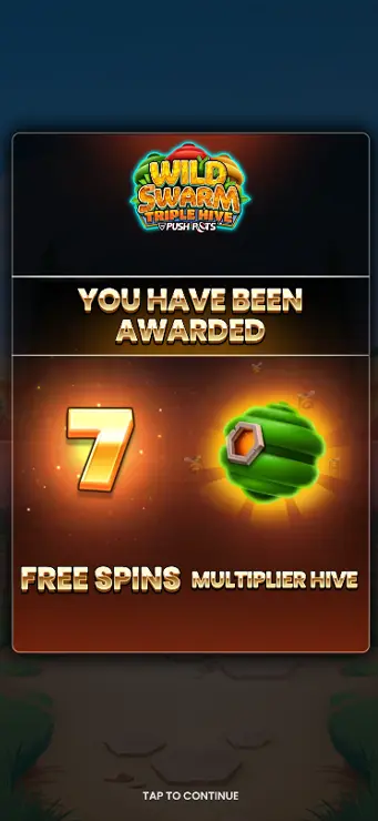Wild Swarm Triple Hive - Mobile Bonus