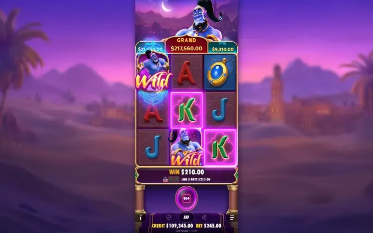 Mystic Wishes - Wild Symbol Feature