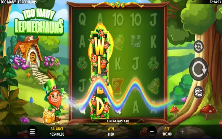 Too Many Leprechauns - Wild Symbol Feature
