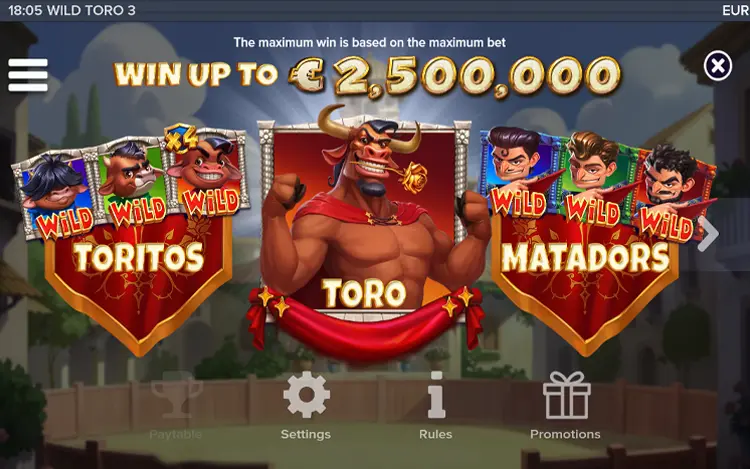Wild Toro 3 - Feature