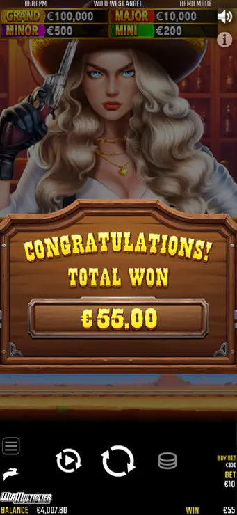 Wild West Angel Rodeo - Mobile Win