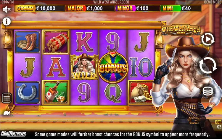 Wild West Angel Rodeo RTP