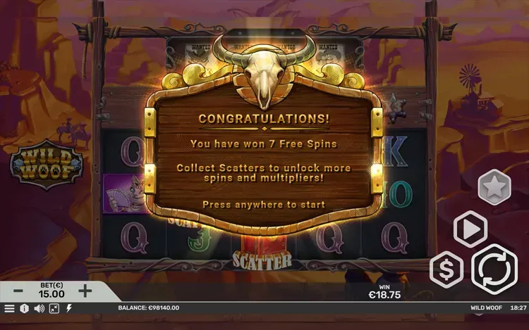 Wild Woof - Free Spins