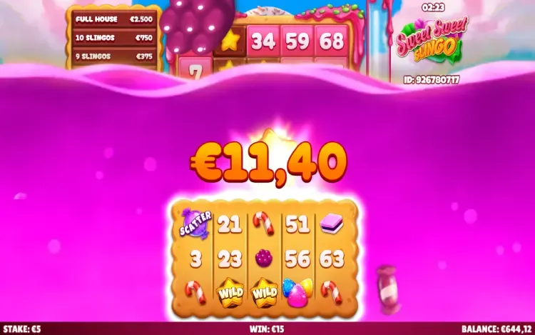 Sweet Sweet Slingo - Wilds and Super Wilds Feature